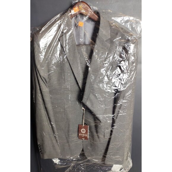 Snover Men's Grey 2-Piece Suit 46R/40W Modern Tailored NWT - Picture 1 of 16